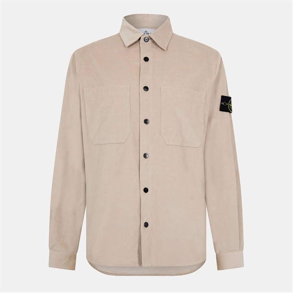 Stone Island Cord Shirt - Beige